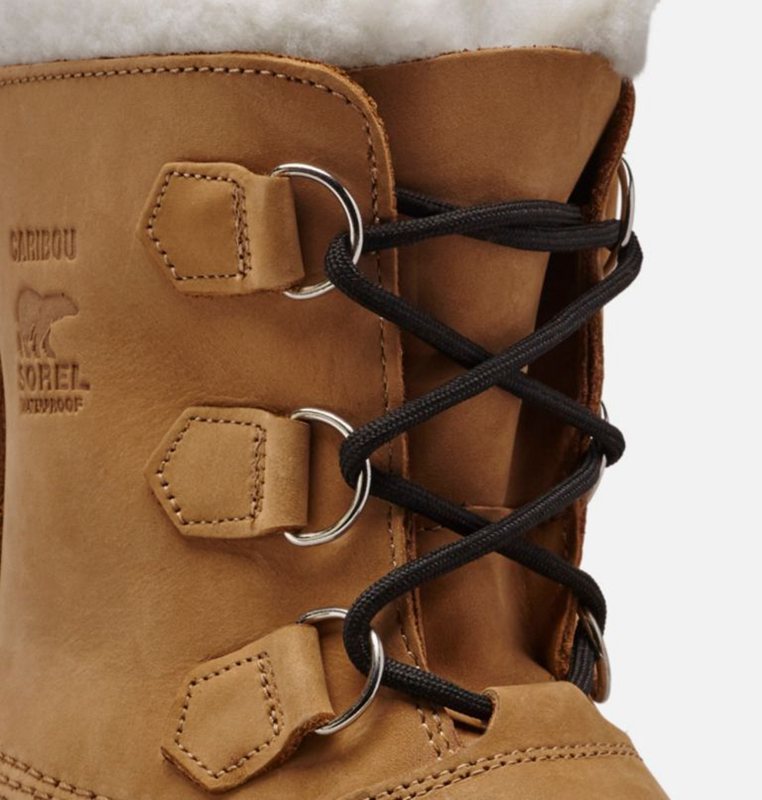 Sorel Çocuk Youth Caribou™ - Kar Botu Kahverengi/Siyah - 172-CKIMNL